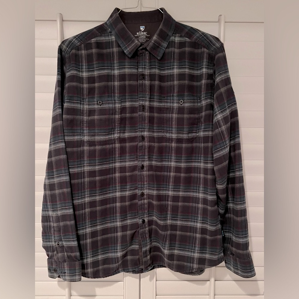 Kuhl men’s L flannel shirt